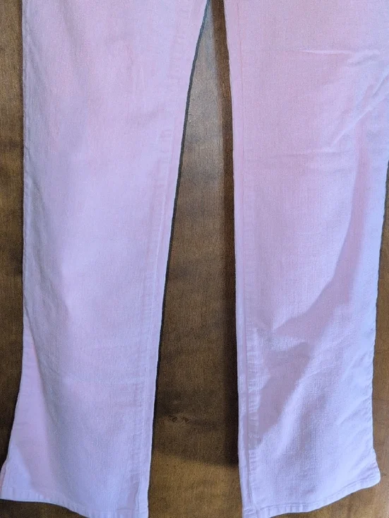 Jalate Corduroy Pastel Pink Flare Jeans Size 3/4 - Picture 5 of 8